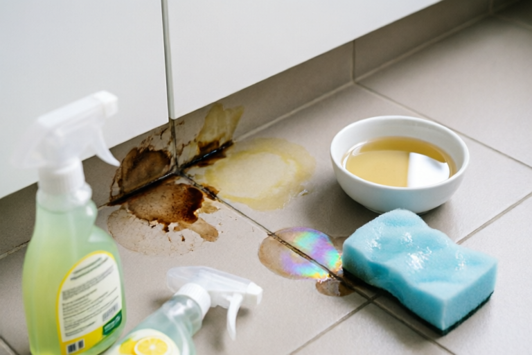 How to Clean Stains from Kitchen Tiles