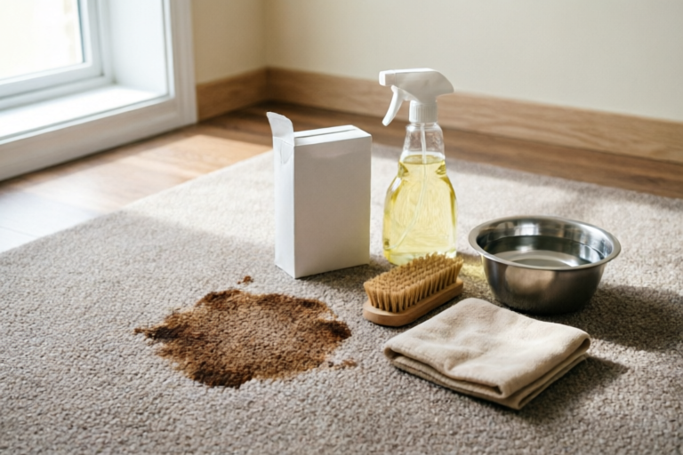 How to Clean Stains from Carpet at Home