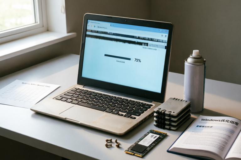 How can I fix slow performance on my old laptop?