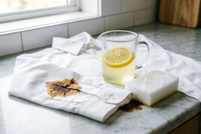 How to Remove Stubborn Coffee Stains from White Shirts Easily?